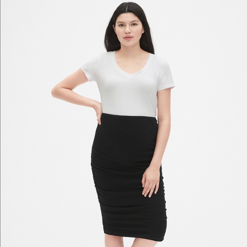 Gap Black Maternity Skirt